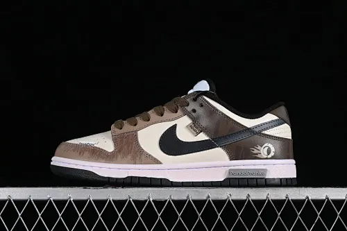 All Categories Nk SB Dunk Series Nk SB Dunk Low Low-top sneakers Nk Dunk Low Panda Prank Street Racing Rusty Distressed SB strap low-top casual sneakers DD1391-100